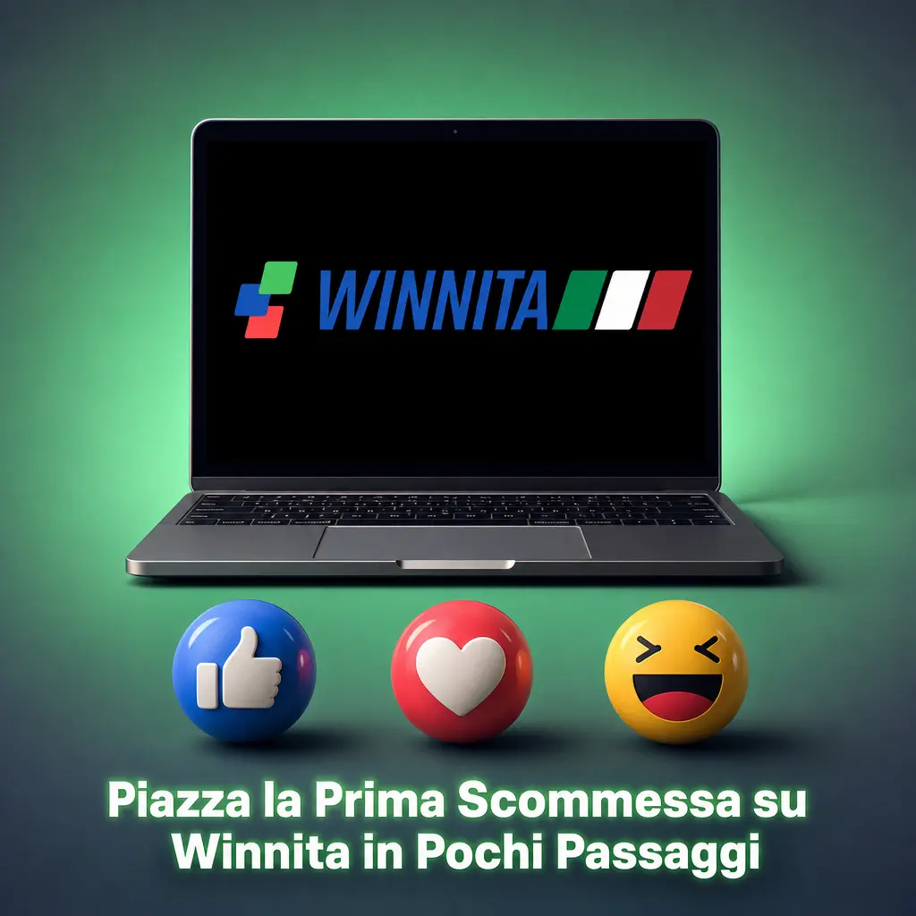 Piazza la Prima Scommessa su Winnita in Pochi Passaggi